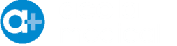 Cropped Acela Medical white text color logo