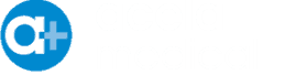 Cropped Acela Medical white text color logo